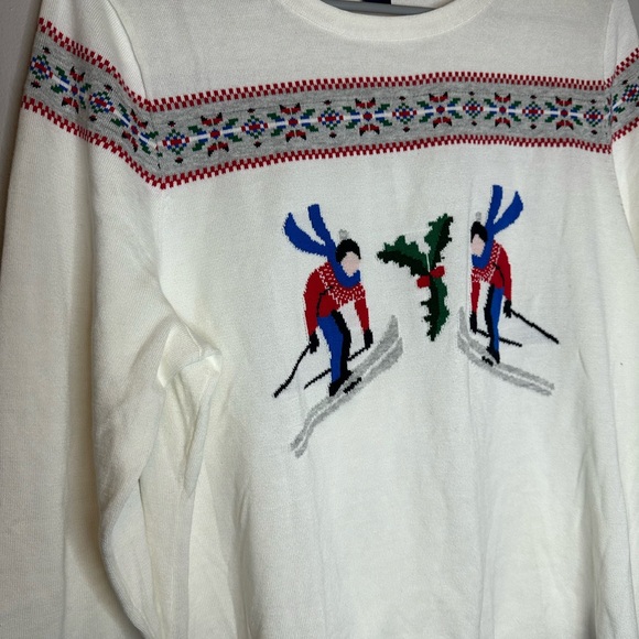 Lands End Large womens winter sweater 100% supima cotton size large - Picture 5 of 7